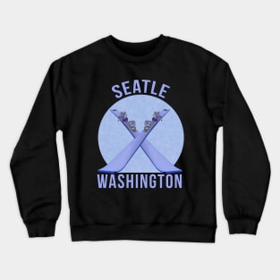 Seattle, Washington Crewneck Sweatshirt